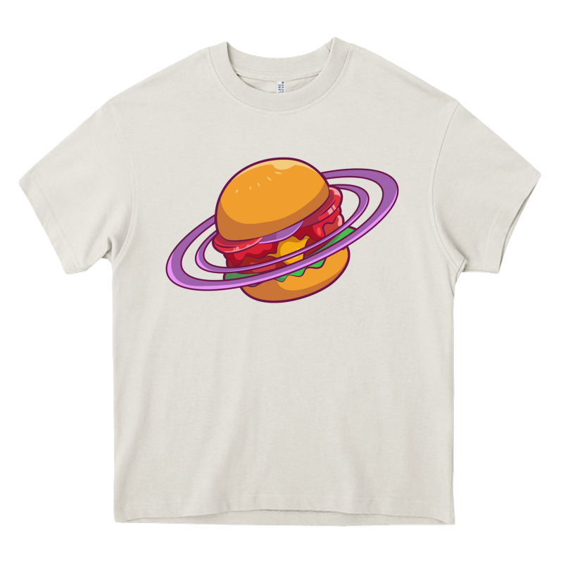 Burger  Saturn Heavy Core Tee by linhVisuals | Teevron