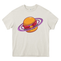Cream Burger  Saturn Heavy Core Tee - linhVisuals