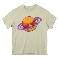 Mossy Burger  Saturn Heavy Core Tee - linhVisuals