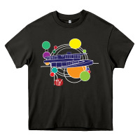 Asphalt retro graphic design   frank lloyd wright Heavy Core Tee - linhVisuals