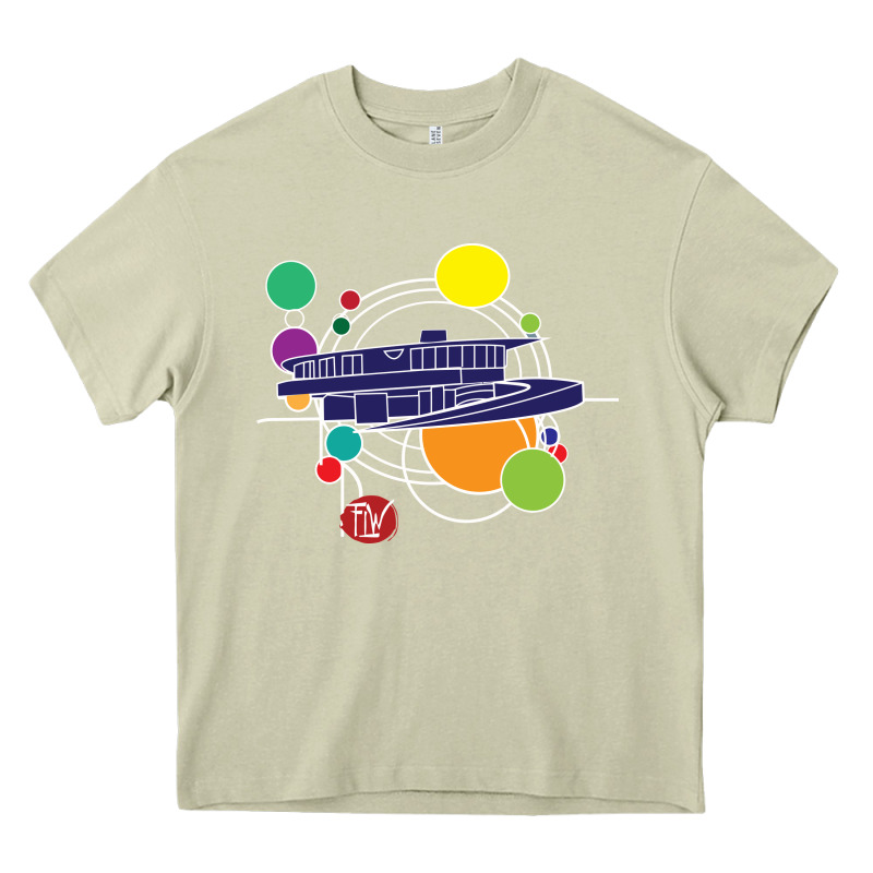 Retro Graphic Design   Frank Lloyd Wright Heavy Core Tee by linhVisuals | Teevron