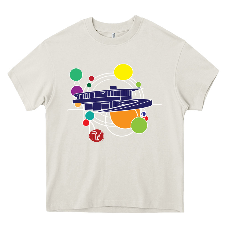 Retro Graphic Design   Frank Lloyd Wright Heavy Core Tee by linhVisuals | Teevron