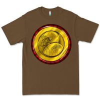 Cacao american football round earrings Premium Tee - BundleAndBundleShop