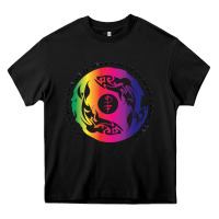 Black two lost souls swimming in a fish bowl Heavy Core Tee - linhVisuals