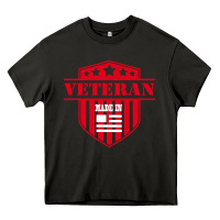 Asphalt veteran made in usa   military Heavy Core Tee - linhVisuals