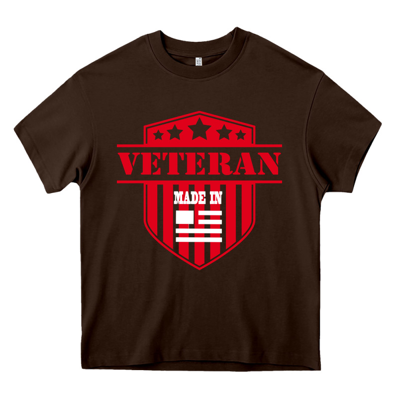 Veteran Made In Usa   Military Heavy Core Tee by linhVisuals | Teevron