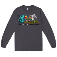 Smoke Peace Love Southdown Sheep Long Sleeve Tee - LillyAllenDesigns