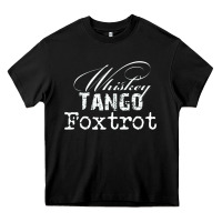 Black wtf in military speak   saying Heavy Core Tee - linhVisuals