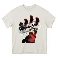 Cream Judas Of Priest - British Steel Heavy Core Tee - linhVisuals