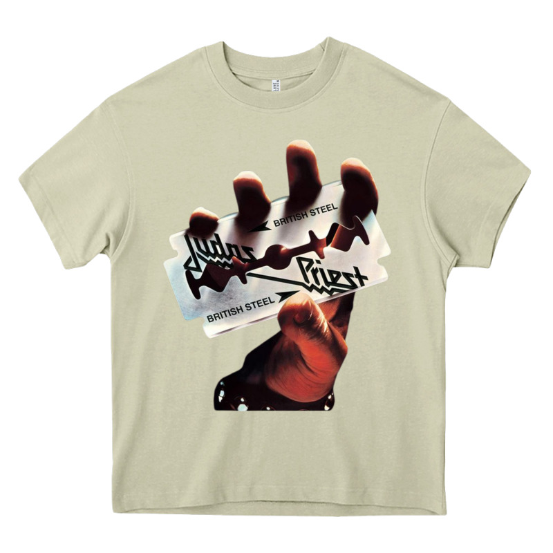 Judas Of Priest - British Steel Heavy Core Tee by linhVisuals | Teevron
