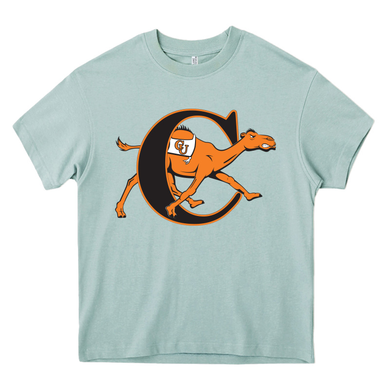 The Campbell Fighting Camels Heavy Core Tee by linhVisuals | Teevron