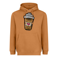 Meerkat leopard glitter coffee cup Heavyweight Hoodie - Jasminsmagicworld