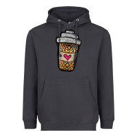 Smoke leopard glitter coffee cup Heavyweight Hoodie - Jasminsmagicworld