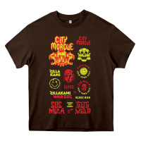 Chocolate Brown america, concert, europe, morgue, world,nying, sosmula, city, rap, cit Heavy Core Tee - linhVisuals