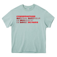 Arona logocnsmdp conservatoire de paris Heavy Core Tee - linhVisuals
