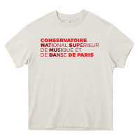 Logocnsmdp Conservatoire De Paris Heavy Core Tee | Teevron