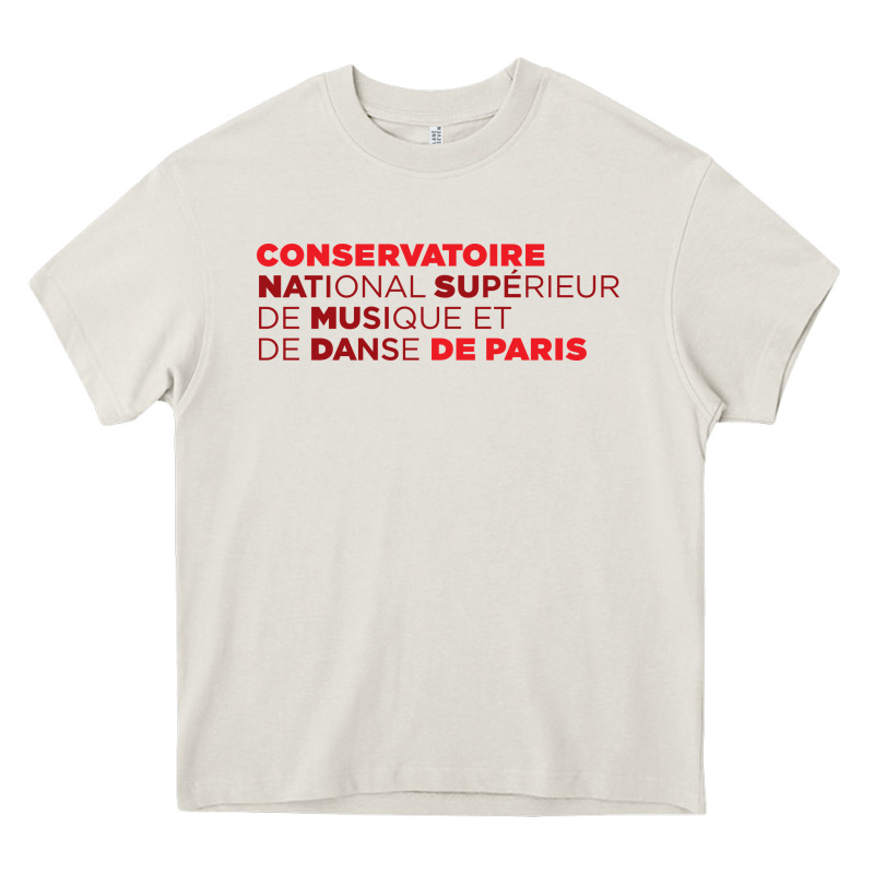 Logocnsmdp Conservatoire De Paris Heavy Core Tee by linhVisuals | Teevron