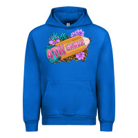 Cobalt hello 4th grade Urban Hoodie - RanaPortraitStore