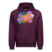 Mauve Wine hello 4th grade Urban Hoodie - RanaPortraitStore