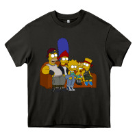 Asphalt simpson family Heavy Core Tee - linhVisuals