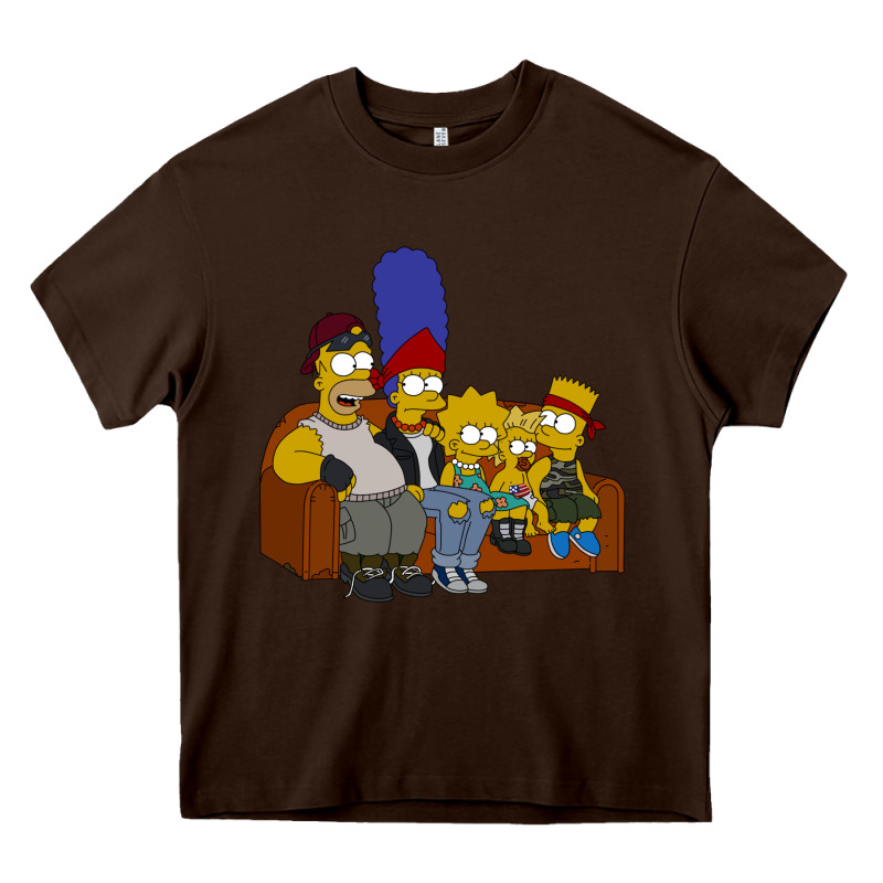 Simpson Family Heavy Core Tee by linhVisuals | Teevron