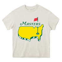 Cream MASTERS TOURNAMENT GOLF 2022 Heavy Core Tee - linhVisuals