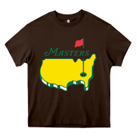 Chocolate Brown MASTERS TOURNAMENT GOLF 2022 Heavy Core Tee - linhVisuals