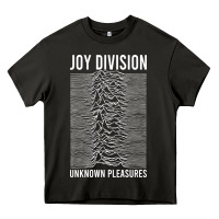Asphalt JOY DIVISION - UNKNOWN PLEASURES Heavy Core Tee - linhVisuals