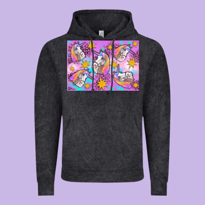 Unicorn Vintage Hoodie Designed By Artiststas