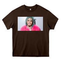 Chocolate Brown chinese rappers beef with lil pump Heavy Core Tee - linhVisuals