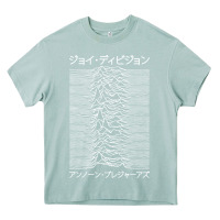 Arona JOY DIVISION - UNKNOWN PLEASURES - JAPANESE Heavy Core Tee - linhVisuals
