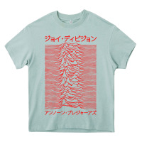 Arona JOY DIVISION - UNKNOWN PLEASURES - JAPANESE Heavy Core Tee - linhVisuals
