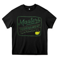 Black masters tournament golf club Heavy Core Tee - linhVisuals