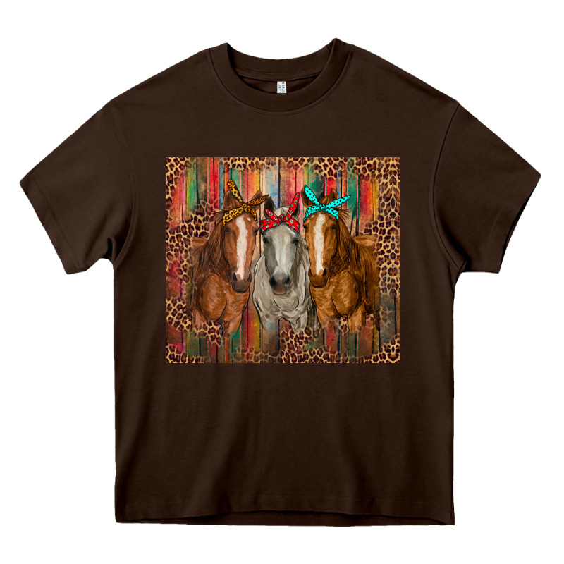 Western Horses With Bandanas Heavy Core Tee by RanaPortraitStore | Teevron