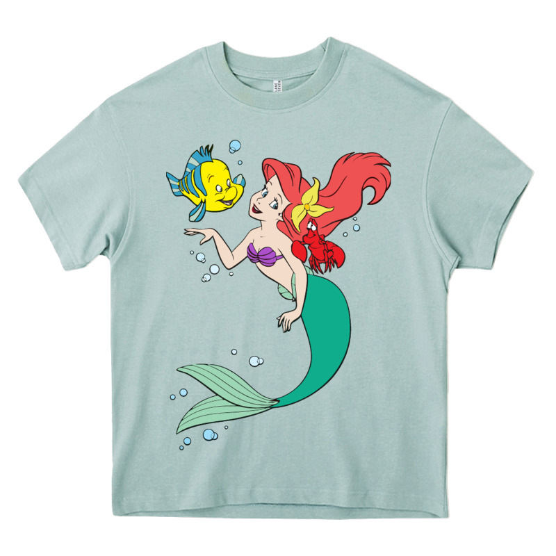 Ariel Mermaid Heavy Core Tee by linhVisuals | Teevron