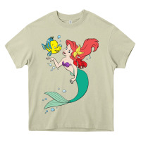 Mossy ariel mermaid Heavy Core Tee - linhVisuals