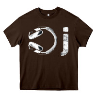 Chocolate Brown dj music tshirt Heavy Core Tee - linhVisuals