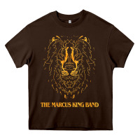 Chocolate Brown the marcus king Heavy Core Tee - linhVisuals