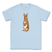 Dusty Blue Bunny Easter Classic Tee - OliviaCreatesArt