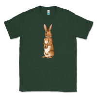 Sports Green Bunny Easter Classic Tee - OliviaCreatesArt