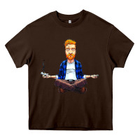 Chocolate Brown tyler smedi childers Heavy Core Tee - linhVisuals
