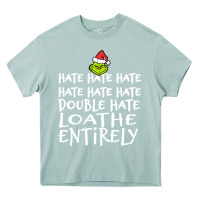 Arona Loathe Entirely Grinch For Light Hate hate hate happy christmas Heavy Core Tee - linhVisuals