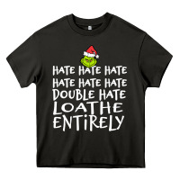 Asphalt Loathe Entirely Grinch For Light Hate hate hate happy christmas Heavy Core Tee - linhVisuals