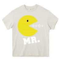 Cream Mr Pacman Heavy Core Tee - linhVisuals