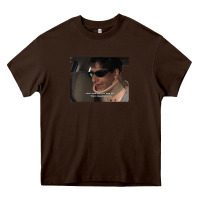 Chocolate Brown tony soprano some pulp 72124220 Heavy Core Tee - linhVisuals