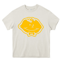Cream lemonhead vintage Heavy Core Tee - linhVisuals