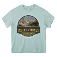 Indiana Dunes National Park Lake Michigan Beach Trails T Shirt Heavy Core Tee | Teevron