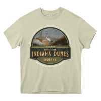 Mossy indiana dunes national park lake michigan beach trails t shirt Heavy Core Tee - linhVisuals