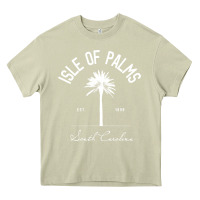 Mossy isle of palms sc palm tree isle of palms beach gift pullover hoodie Heavy Core Tee - linhVisuals