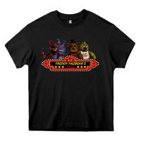 Black FREDDY FAZBEAR'S Heavy Core Tee - linhVisuals